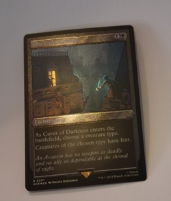 Cover of Darkness Etched Foil NM Assassin's Creed MTG Magic the Gathering - Image 1