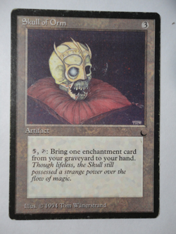 Skull of Orm The Dark LP Lightly Played MTG Magic the Gathering - Image 1