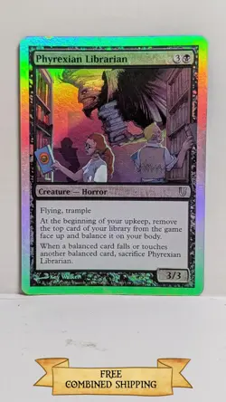 Phyrexian Librarian Unhinged Foil ...sku: CC213 - Image 1