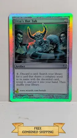 Urza's Hot Tub Unhinged Foil ...sku: CC215 - Image 1