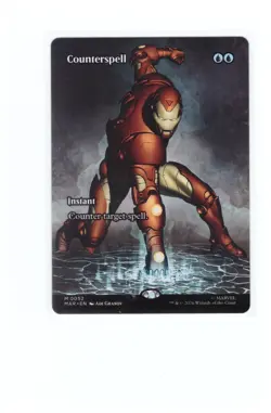 Counterspell (Borderless) (0052) - Marvel Universe Eternal (MAR) MtG Magic - Image 1