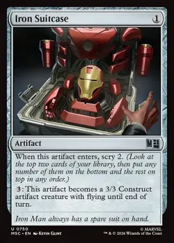 Iron Suitcase - 750 - Foil - MSC - NM - MTG Magic the Gathering - Image 1