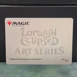 Temporal Cleansing 12/54 Art Series Lorwyn Eclipsed Near Mint Wylie Beckert Card - Image 2