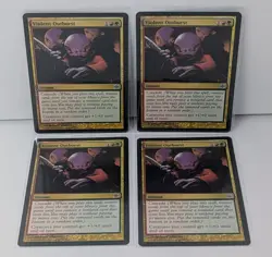 Violent Outburst Lot Of 4 - Magic The Gathering MTG - Alara Reborn! - Image 1