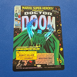 Magic The Gathering Doctor Doom Marvel Super Heroes 0394 Borderless Foil Mythic - Image 1