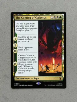 The Coming of Galactus - 212 - Regular Mythic - MTG Marvel Super Heroes (MSH) NM - Image 1