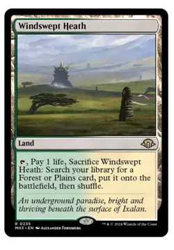 1x MTG Windswept Heath - MH3 Rare Land! NM Mint - Image 1