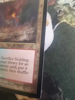 Scalding Tarn MISPRINT ETCHED FOIL Magic MTG Card - Ink Error - M21 - Image 3