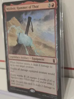 Mjolnir, Hammer of Thor Marvel Super Heroes Foil #146 - Image 3