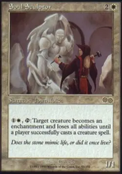 MTG magic cards 1x Soul Sculptor Urza's Saga Light Play, English - Image 1