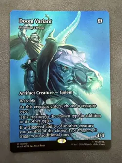 Doom Variant - Roaming Throne (Borderless) Marvel Universe Eternal-Legal Foil - Image 1