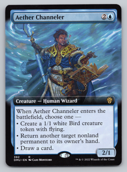 Aether Channeler Extended Art - Dominaria United - MTG - Image 1