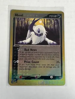 Absol 1/97 EX Dragon Reverse Holo Rare Pokemon TCG Nintendo MP - Image 1