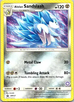 Alolan Sandslash - SM127 Sun & Moon Promo Pokemon TCG P NM - Image 1