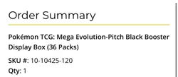 Pokemon TCG Pitch Black Booster Box Factory Sealed Confirmed Preorder Ships 7/17 - Image 4