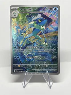 Frogadier 089/086 Me04: Chaos Rising Holo Illustration Rare Pokemon - Image 1