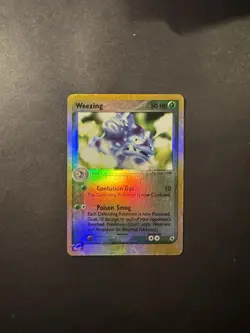 Pokemon Card - Weezing Ruby & Sapphire 24/109 Reverse Holo Rare VERY LP - Image 1