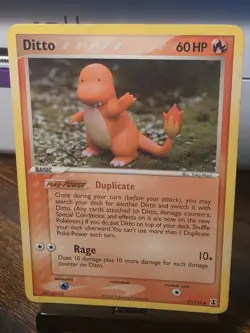 Pokemon EX Delta Species 2005 Ditto (Charmander) 037/113 Common Reg Damaged - Image 1
