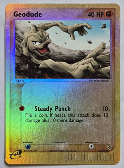 Pokemon TCG Geodude 56/97 EX Sandstorm Reverse Holo 40 HP ENG - Image 1