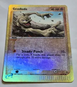 Pokemon TCG Geodude 56/97 EX Sandstorm Reverse Holo 40 HP ENG - Image 2