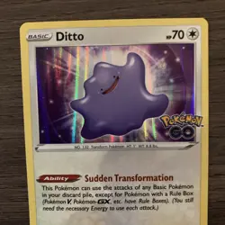 Pokemon Card - Ditto 053/078 Pokemon Go - POGO 2022 Holo Rare Near Mint - Image 2