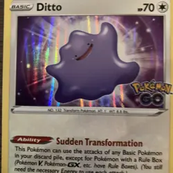 Pokemon Card - Ditto 053/078 Pokemon Go - POGO 2022 Holo Rare Near Mint - Image 4