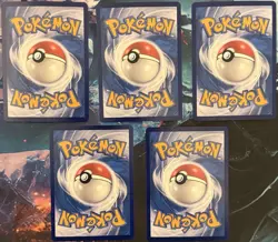 Pokemon Flareon Holo 5 Card Lot Chinese Near Mint - Image 2