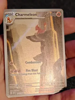 Pokemon TCG Charmeleon 169/165 Scarlet & Violet 151 IR Full Art Holo EN 2023 - Image 4