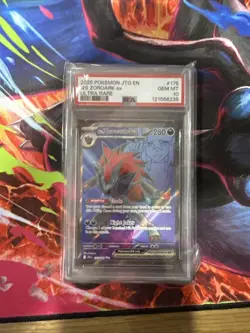 2025 Pokemon N’s Zoroark Ex JTG EN #175 Ultra Rare Rare Psa 10 - Image 1