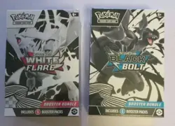 Pokemon Black Bolt and White Flare Booster Bundle Set of 2 Sealed - Image 1