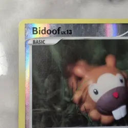 Pokemon Bidoof Stormfront 54/100 Reverse Holo Common 2008 Clay Card Yuka Morii - Image 5
