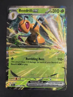 Beedrill ex 3/86 Double Rare Chaos Rising ME04 Pokemon TCG - Image 1