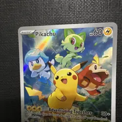 Pokemon TCG Pikachu Promo 027 Scarlet And Violet Promo Card - Image 3