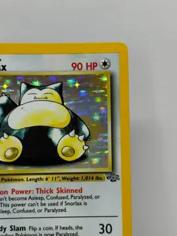 Snorlax Holo 11/64 Jungle Unlimited Pokemon WOTC Vintage 1999 Nintendo - Image 5