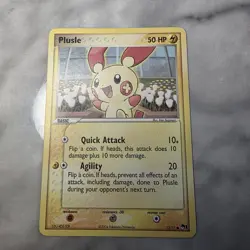 Plusle Pokemon TCG POP Series 1 013/017 Regular Common 2004 English Card - Image 1