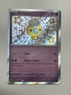 The Pokemon Company Pokemon TCG Drifloon SV Paldean Fates Shiny Holo #155/091 - Image 1