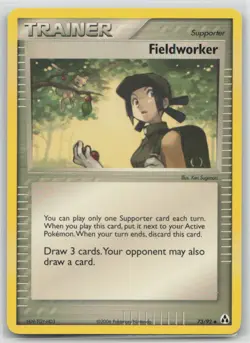Fieldworker 73/92 Uncommon Legend Maker Pokemon Lightly Played - Image 1
