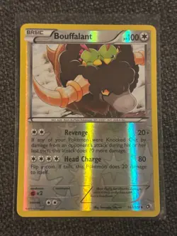 Pokemon NM-MT condition Bouffalant 107/113 Reverse Uncommon Legendary Treasures - Image 1