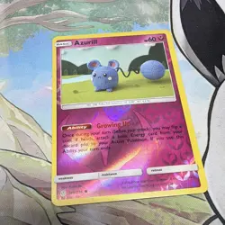 Azurill 146/236 SM Cosmic Eclipse Reverse Holo Common EN 60HP - Image 2