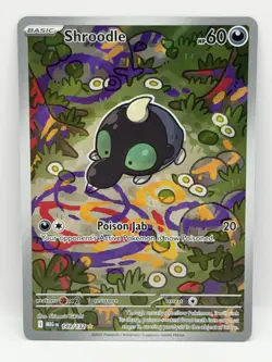 Shroodle 149/132 Mega Evolution NM Illustration Rare Pokemon TCG - Image 1