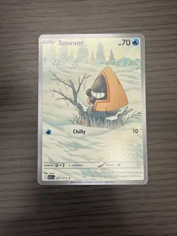 Pokemon Snorunt SV04 227/217 Holo 70 HP Basic English 2026 - Image 1