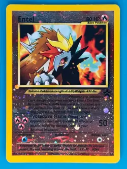 Pokemon - Entei 34 (PROMO) WOTC Holo *Lightly Played* - Image 1