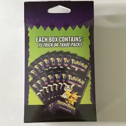 2025 Pokemon Trick or Trade Sealed Box With 15 Booster Packs Brand New - Image 2