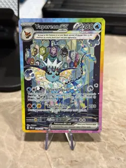 2025 Pokemon Prismatic Evolutions Vaporeon ex Special Illustration Rare #149/131 - Image 1
