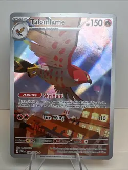 HP/DMG Talonflame 091/088 Perfect Order AUTHENTIC Illustration Rare Pokemon Card - Image 1