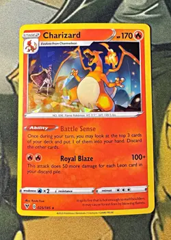 The Pokemon Company Charizard 025/185 Cracked Ice Holo English 170 HP Stage 2 - Image 1