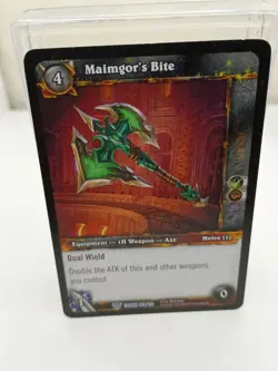 Maimgor's Bite - Crown of the Heavens - Rare World of Warcraft WoW TCG NM - Image 1