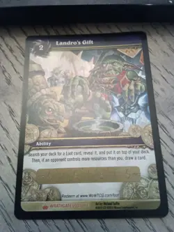 Landro's Gift - UNSCRATCHED World of Warcraft Loot Card - Spectral TigerPossible - Image 1