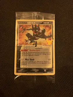 Pokemon Greninja TCG Gold Star SWSH144 Black Star Promo SEALED! 25th Anniversary - Image 1