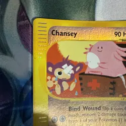 Chansey 72/165 Reverse Holo Expedition Base Set LP Pokemon Single Card - Image 2